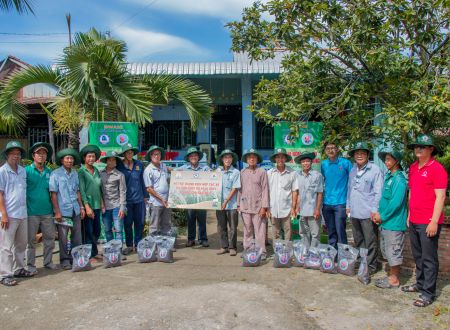 Con Voi Bình Dương hỗ trợ tái sản xuất do lũ quét tại tỉnh An Giang năm 2023